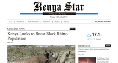 Desktop Screenshot of kenyastar.com