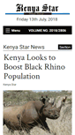 Mobile Screenshot of kenyastar.com